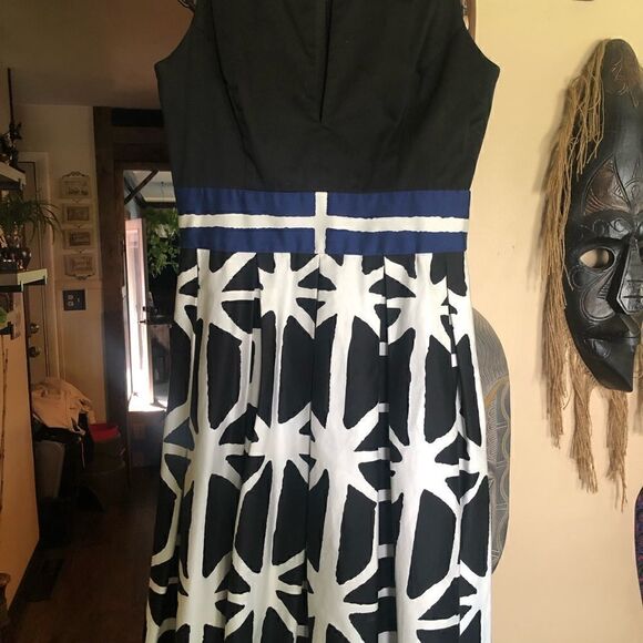 Donna Ricco summer pleated sleeveless dress.size 6 - Picture 2 of 9